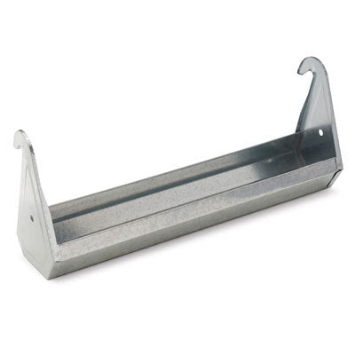 Galvanised Hanging Feed Trough For Poultry 70cm