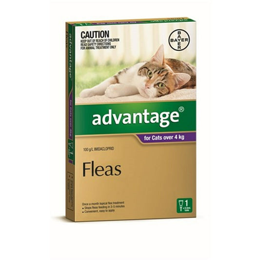 Advantage Flea Treatment For Cats Over 4kg