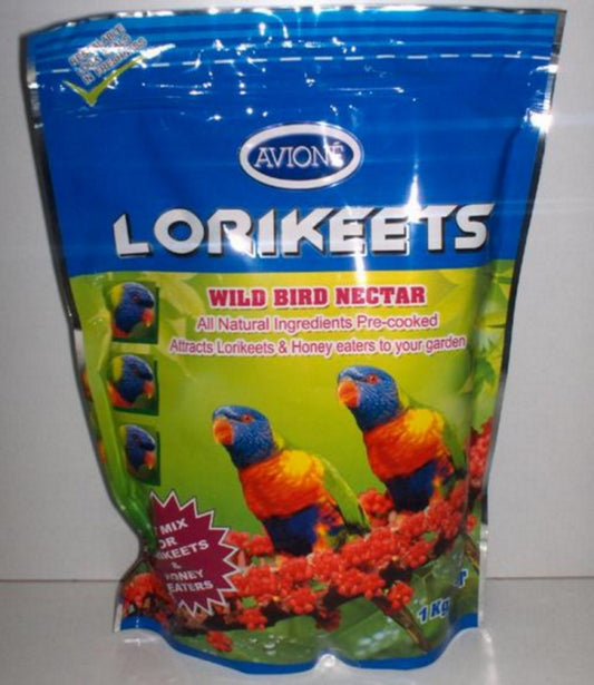 Avione Wild Bird Nectar 1kg Wet Mix For Lorikeets & Honey Eaters