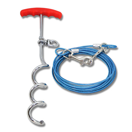 Tie-Out Stake With 4.5m Tie-Out Cable