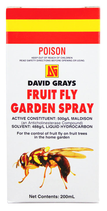 David Grays Fruit Fly Garden Spray 200ml Concentrate