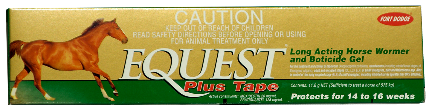 Equest Plus Tape Gel 11.8g Horse Wormer