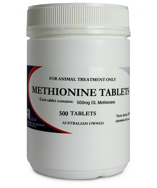 Fidos Methionine Tablets For Dogs 500 Pack Amino Acid For Dogs