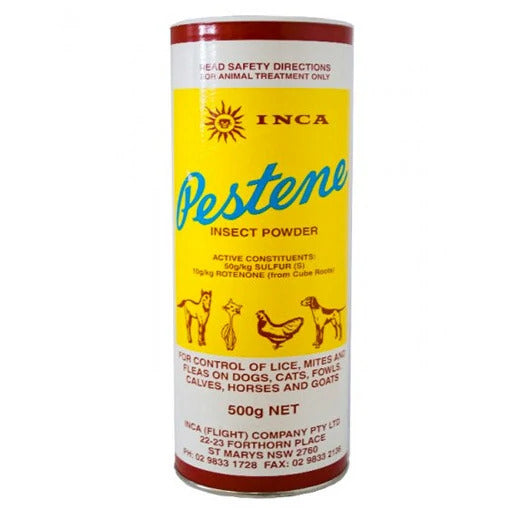 Pestene Powder. Used To Treat Mites On Poultry & Other Animals