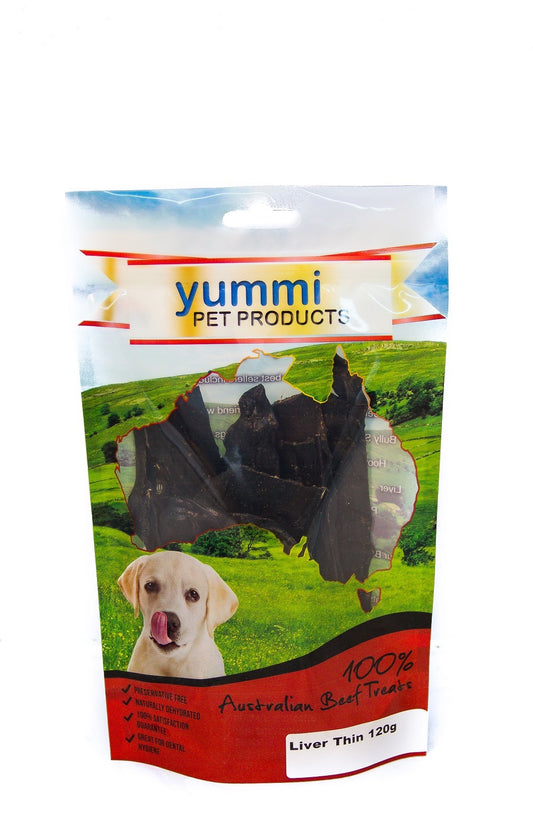 Yummi Beef Liver Treats For Dogs 120g