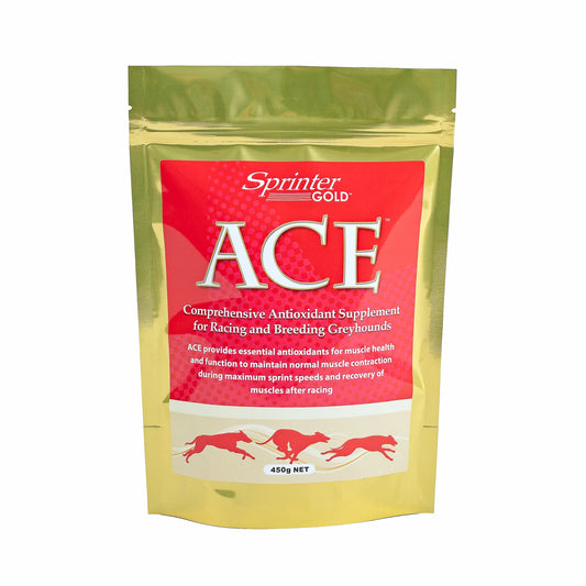 Sprinter Gold Ace 450g Premium Antioxidant Supplement For Greyhounds