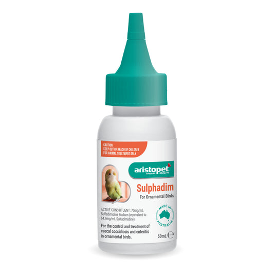 Aristopet Sulphadim 50ml For Ornamental Birds