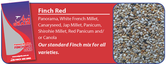 Avigrain Finch Mix Seed Red 3kg