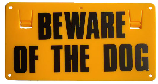 Thunderbird Warning Sign 'Beware Of The Dog'