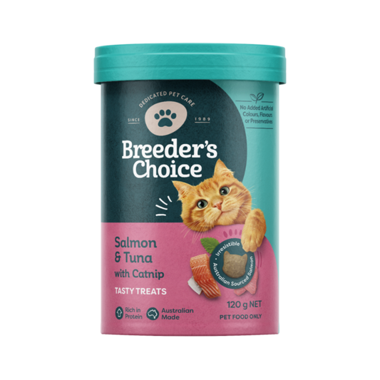 Breeders Choice Cat Treat Salmon & Tuna 120g