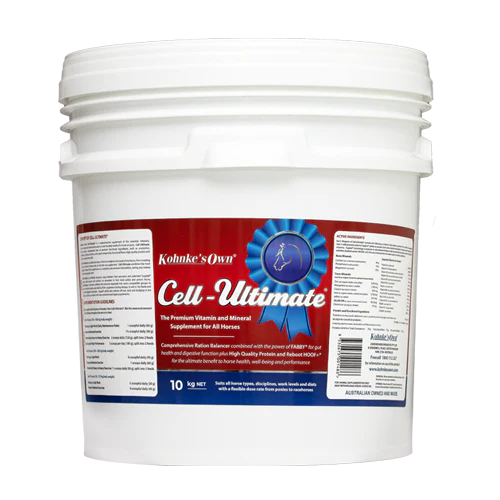 Kohnke's Own Cell Ultimate 10kg Premium Vitamin & Mineral Supplement For Horses