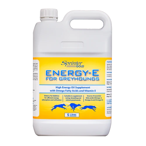 Sprinter Gold Energy E Oil 5 Litre For Greyhounds