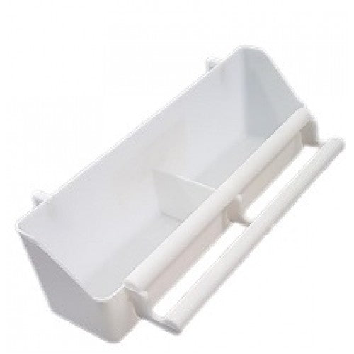 Plastic Bird Feeder With Divider And Perch