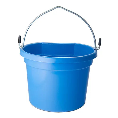 Flat Back Bucket 8 Litre Plastic