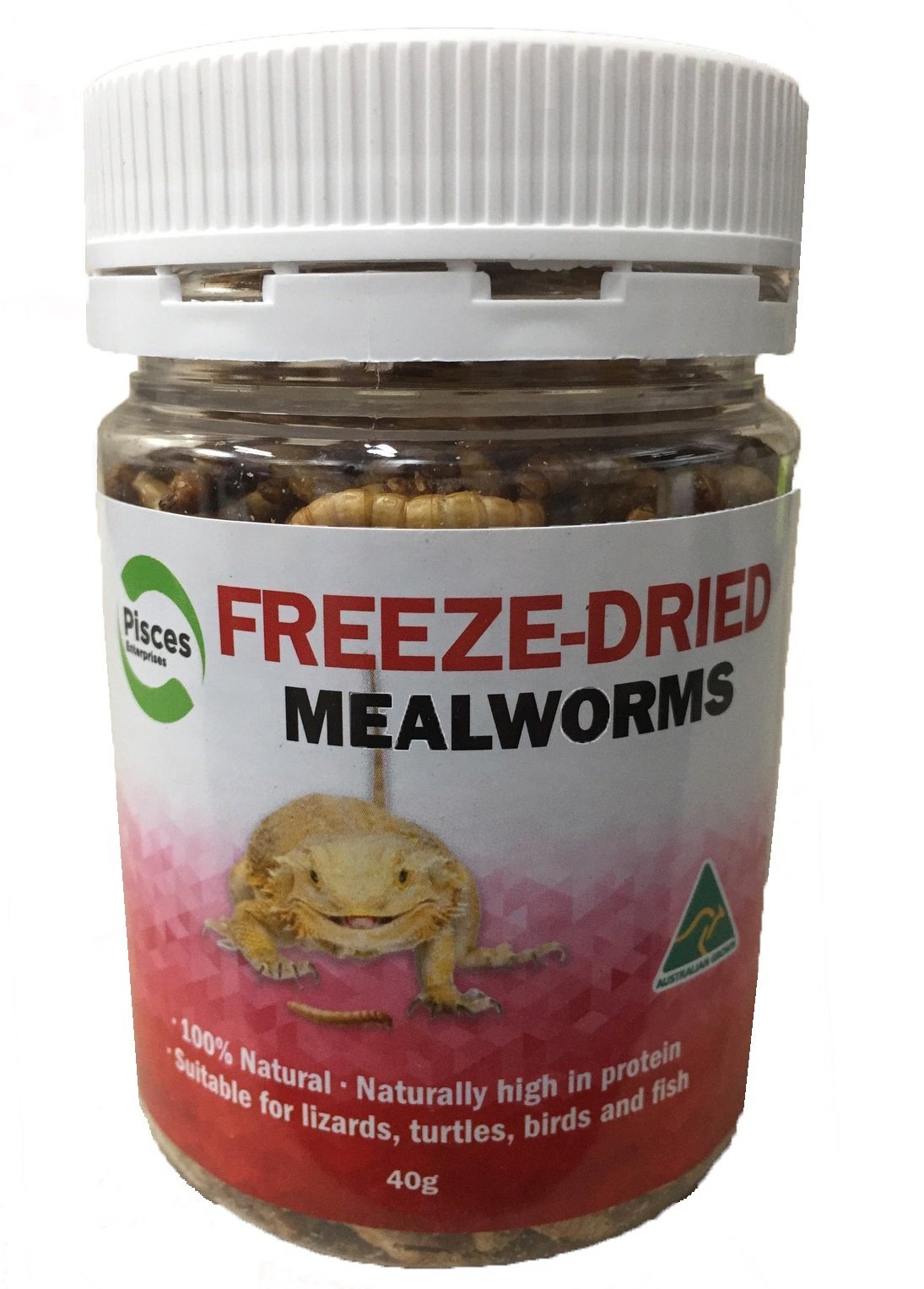 Pisces Freeze Dried Mealworms 40g