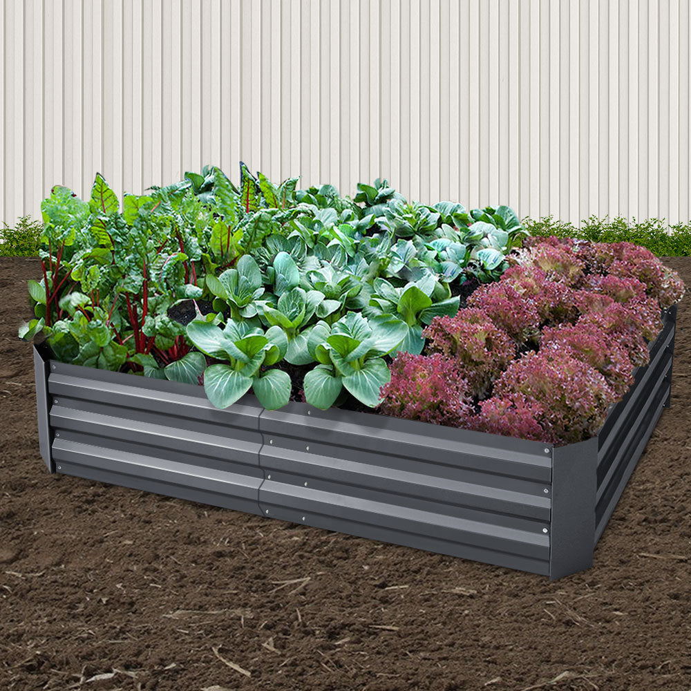 Greenfingers 2x Garden Bed 150x90cm Planter Box Raised