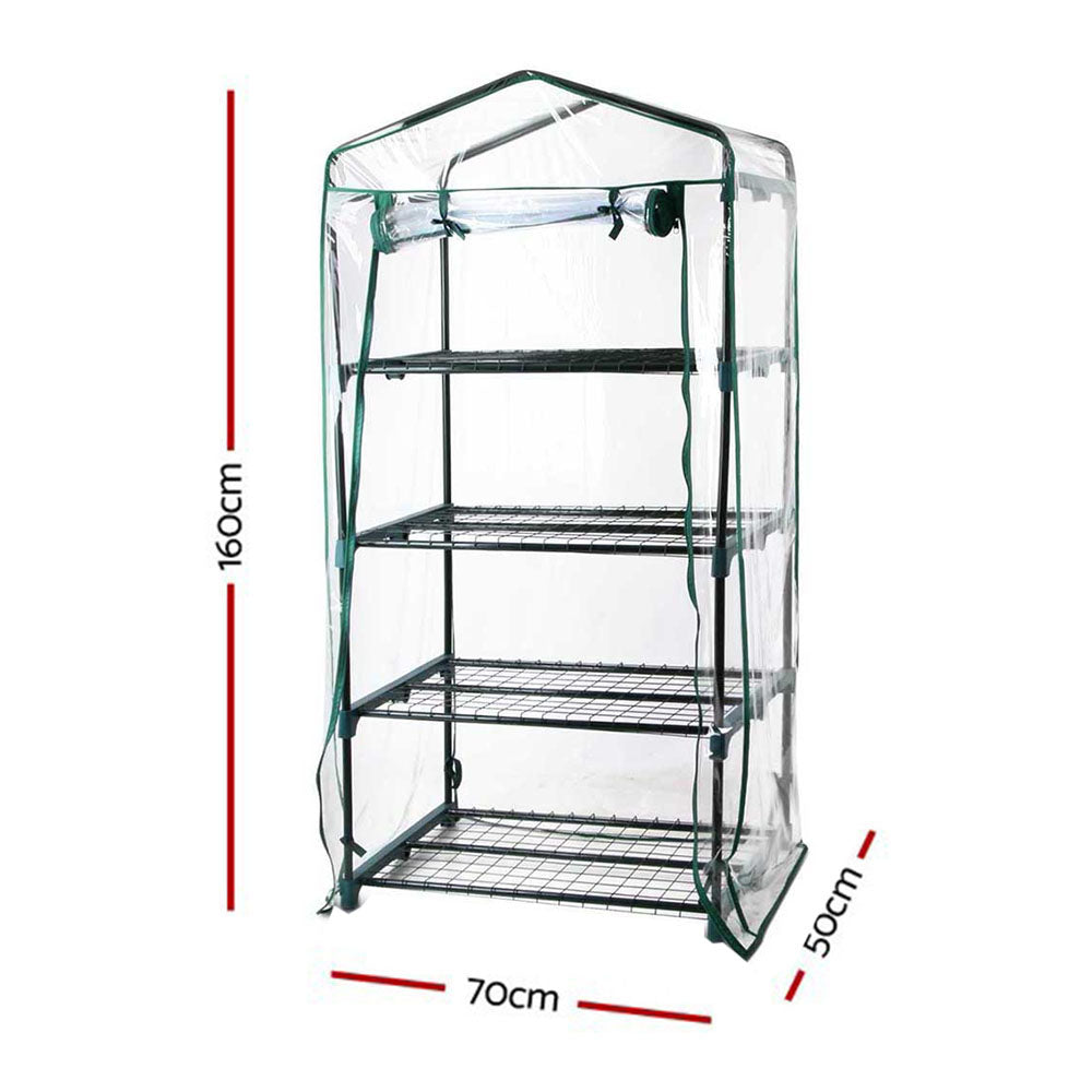 Greenfingers Greenhouse 4 Tiers Mini Green House 1.6x0.7x0.5M