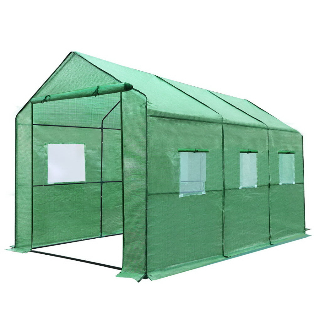 Greenfingers Greenhouse 3.5x2x2M Walk in Garden Shed