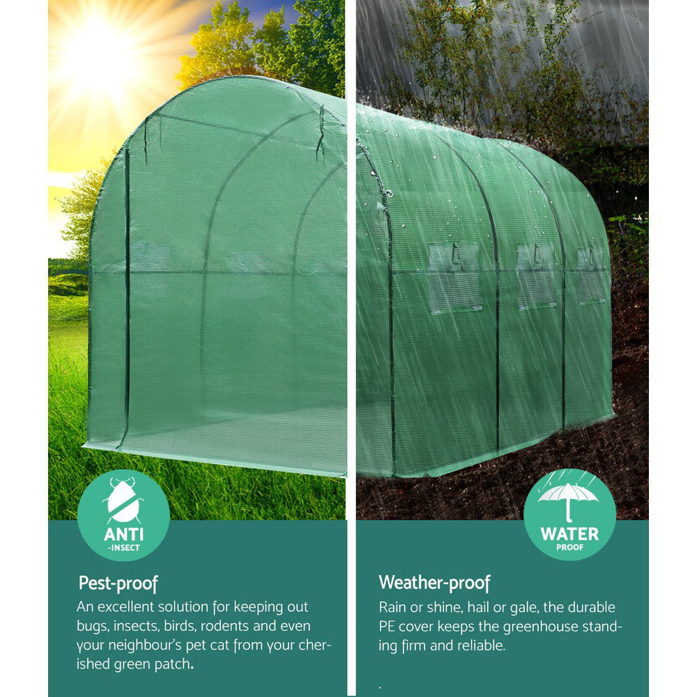 Greenfingers Greenhouse Garden Shed 3X2X2M