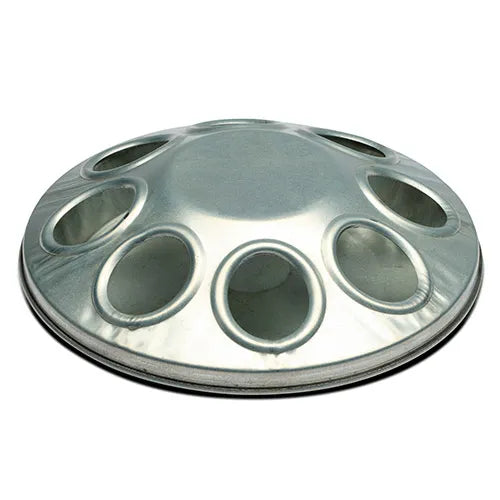 Galvanised Chick Feeder - 8 Hole