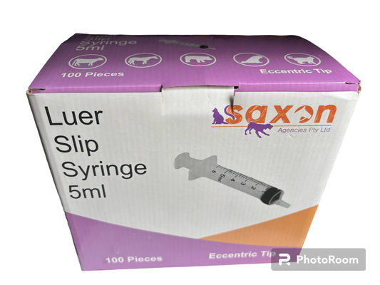 Syringe 5ml Box Of 100 - Disposable