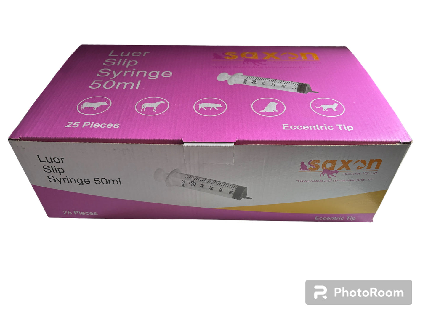 Syringe 50ml Box Of 25 - Disposable