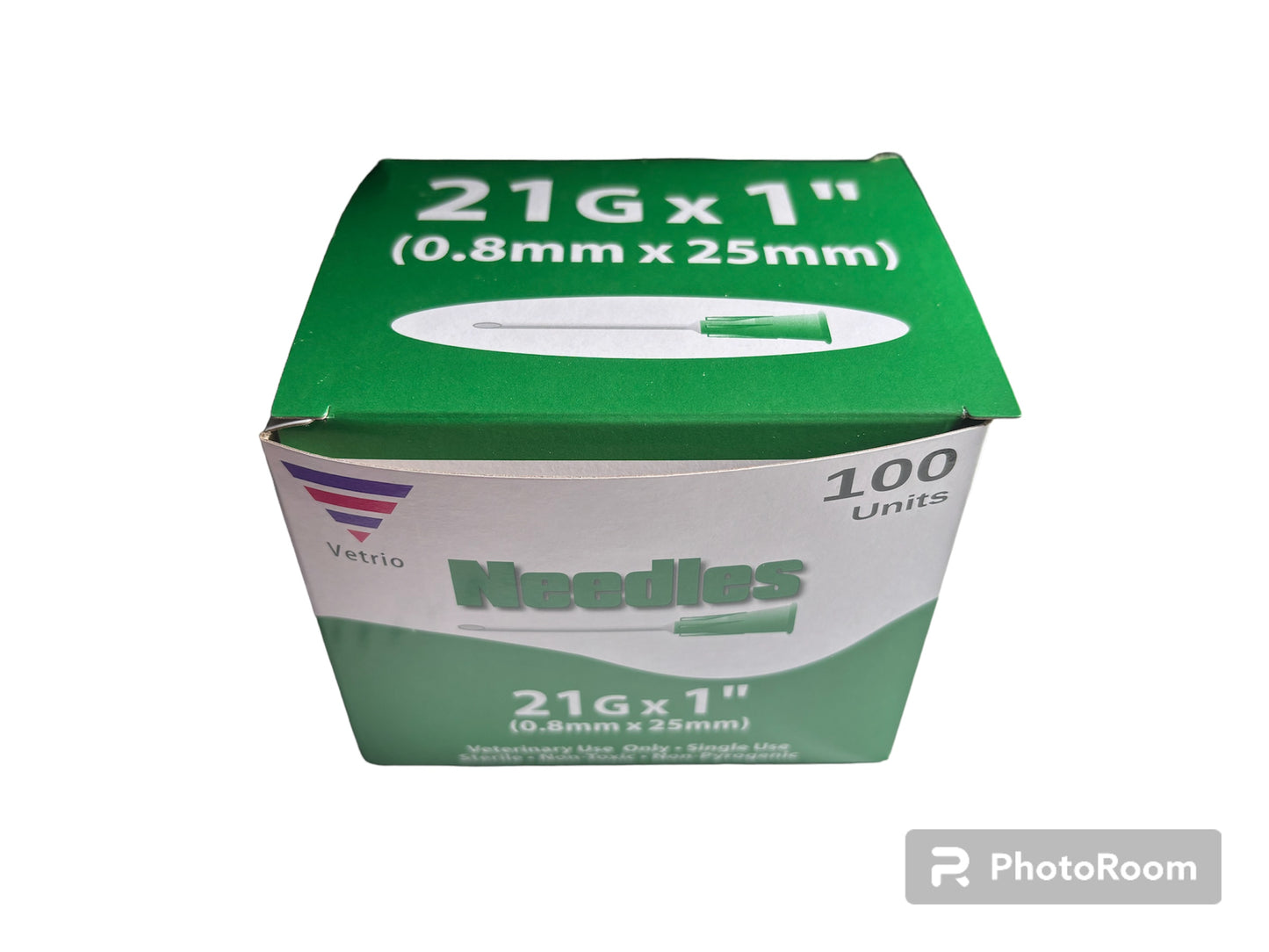 Saxon Disposable Needles 21G 1" Box Of 100