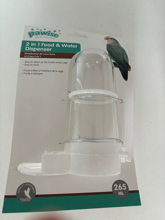 Jumbo Bird Feeder Or Waterer - Plastic