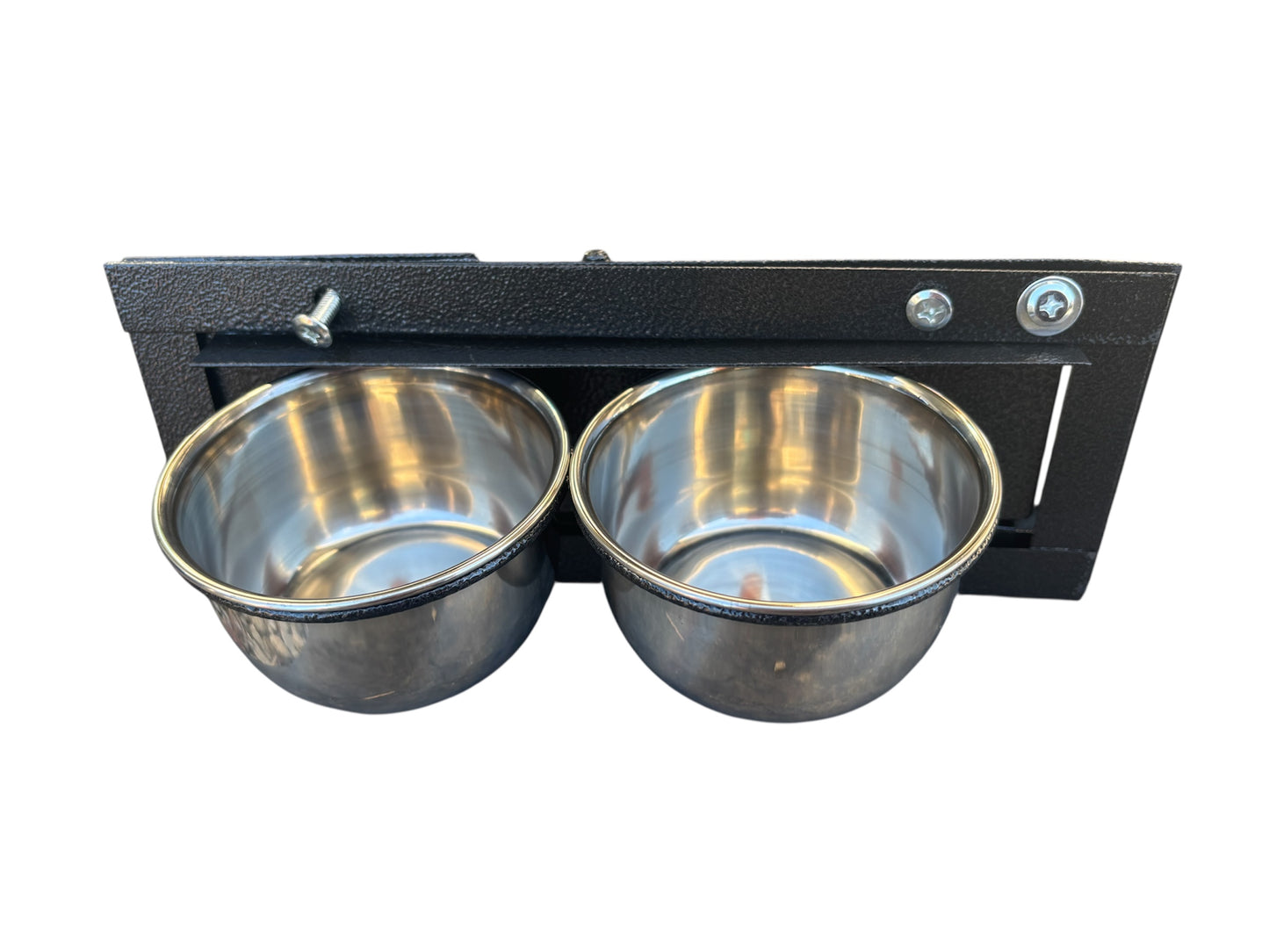 Revolving Bird Feeder With Metal Bowls - 10cm Diameter