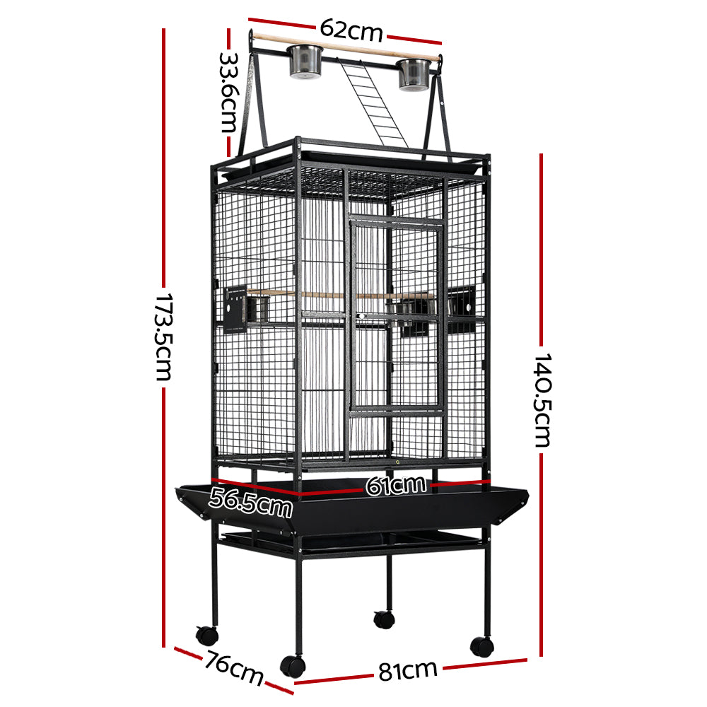 Bird Cage 173cm Large Aviary On Wheels