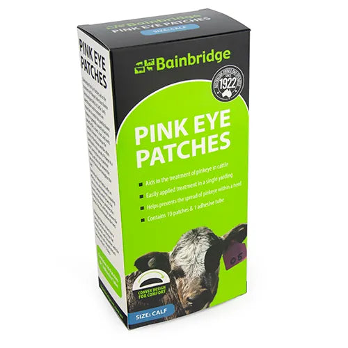 Pink Eye Patch Kit For Calves 10 Pack