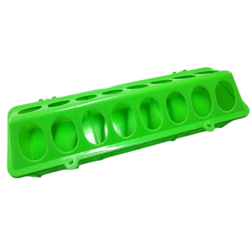 Plastic Poultry Feed Trough With Lid 30cm