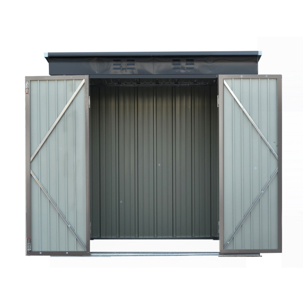 Giantz Garden Shed 1.95x1.31M Outdoor Storage Steel Workshop Double Door