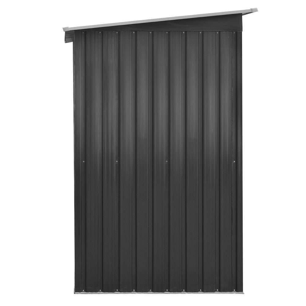 Giantz Garden Shed 2.38x1.31M w/Metal Base Outdoor Storage Tool Workshop Sliding Door