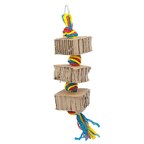 Bird Toy - Destructive - Shredz Cardboard Tower