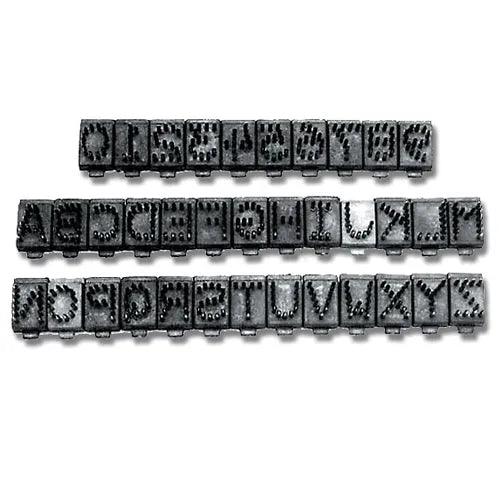 Stone A-Z Letter Kit For Tattoo Pliers