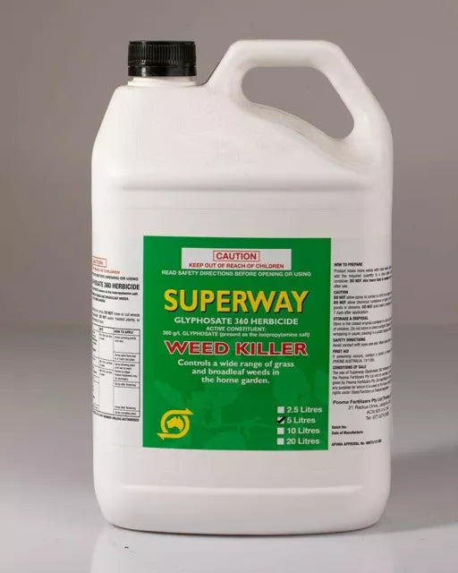 Superway Glyphosate 360 5 Litre Non Selective Herbicide
