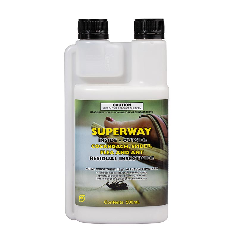 Super Way Label Superway Inside Outside 1 lItre Cockroach, Spider, Flea & Ant – Wyong ...