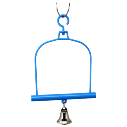Bird Cage Swing With Bell - Plastic