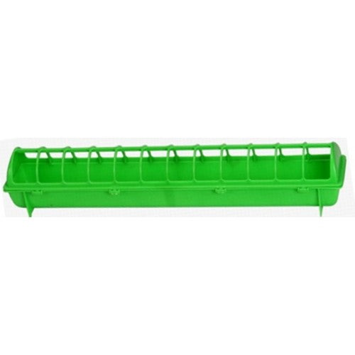 Plastic Poultry Trough With Lid 68cm