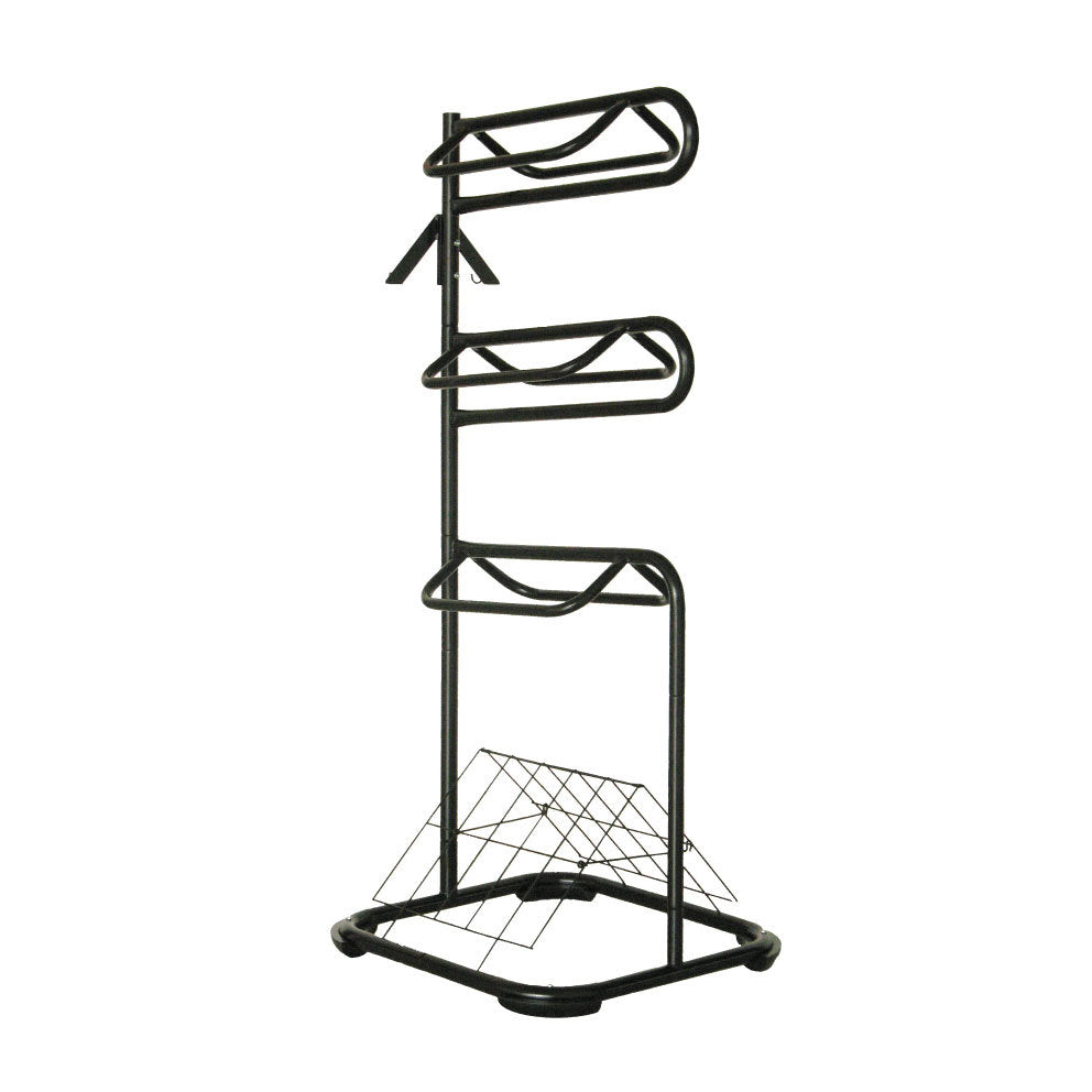 Samland Heavy Duty Three Tier Rotable Saddle Stand Saddle Rack