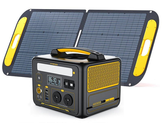 Jump 600X 600W Power Station 110W Solar Panel 10A AC/DC