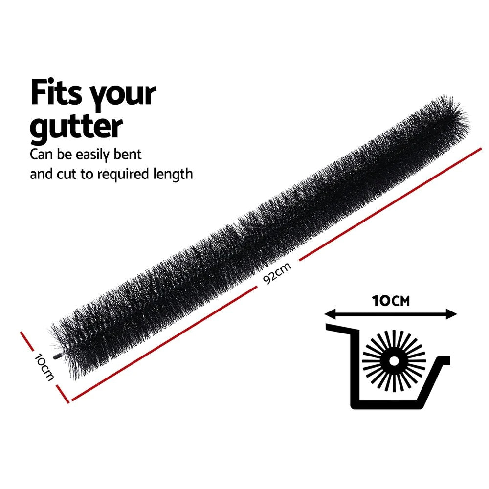 24Pcs 92x10cm Heavy Duty Gutter Brush Guard Length