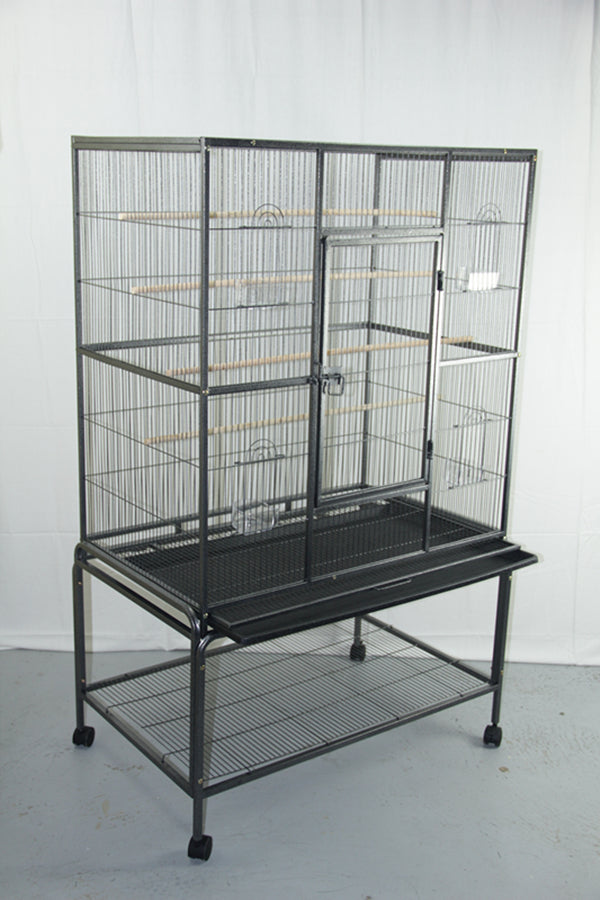 Large Bird Cage Parrot Budgie Aviary With Stand 140cm