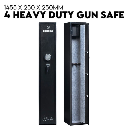 4 Rifle Gun Safe With Digital Lockbox Premium CAT A+B