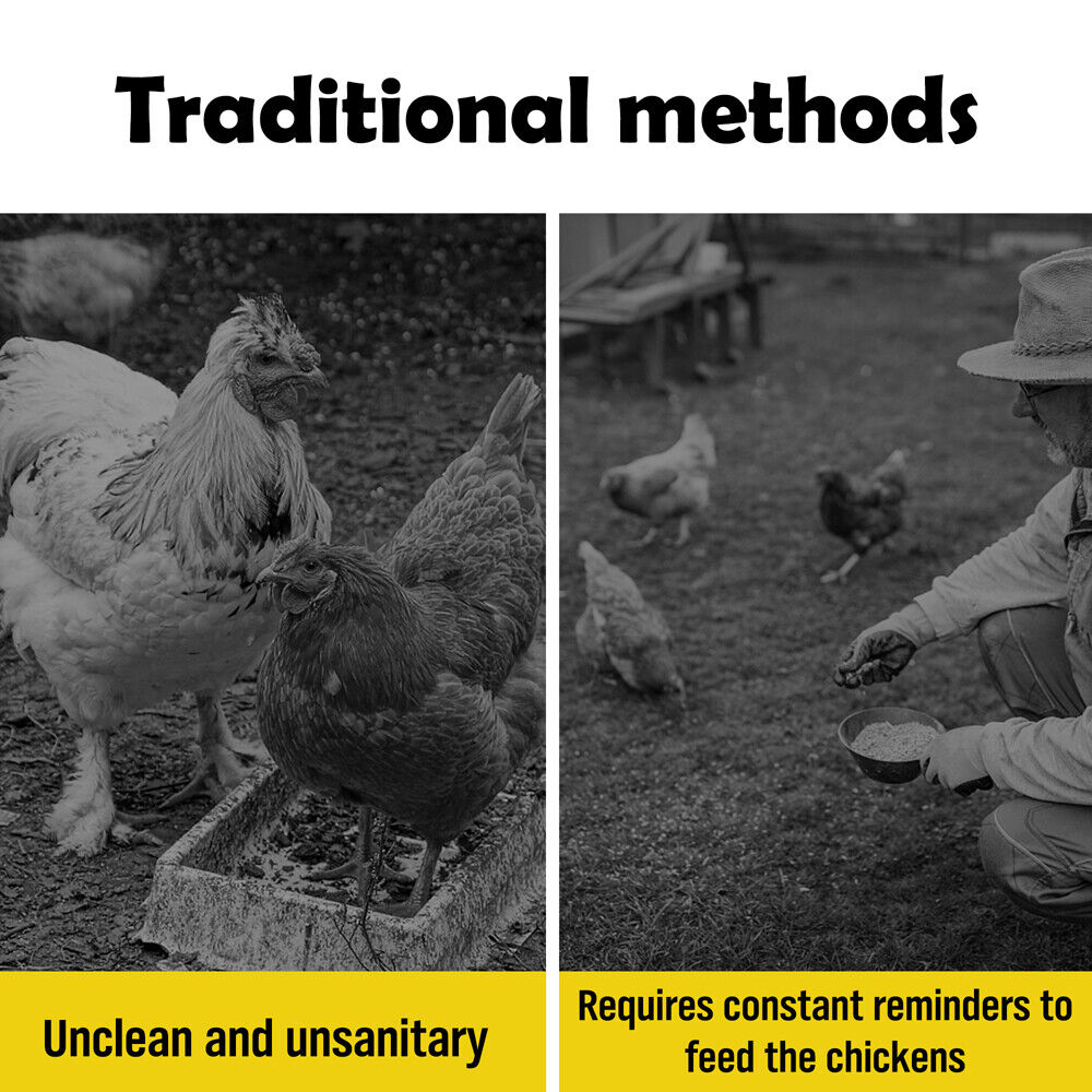 10KG 12.5L Automatic Poultry Feeder