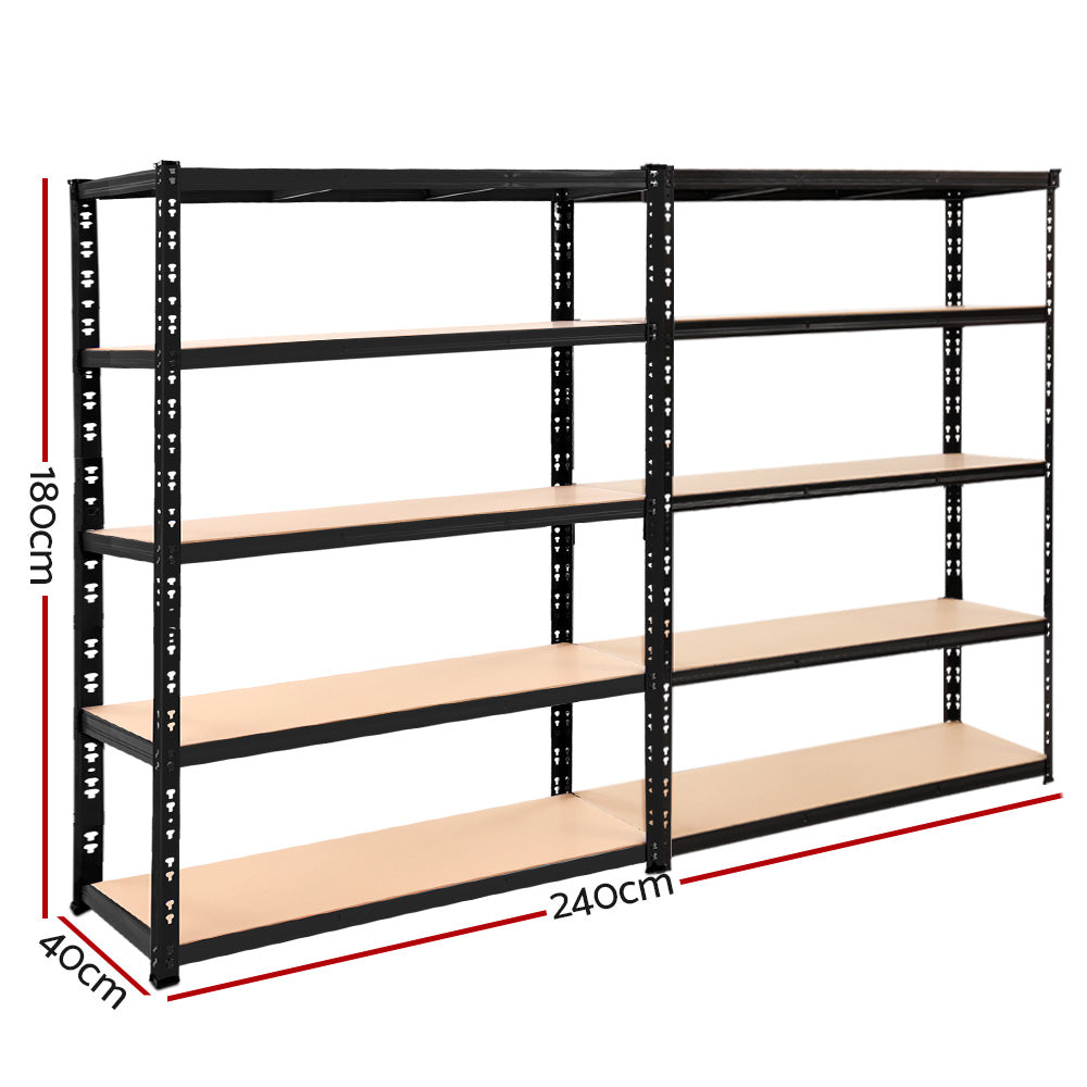 Giantz 2.4Mx1.8M Garage Shelving Warehouse Rack Pallet Racking Storage Shelves