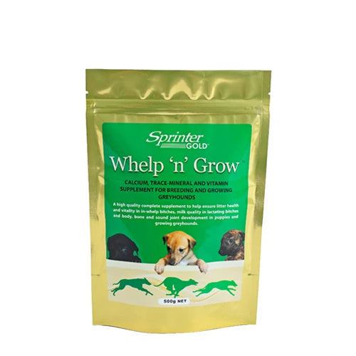 Sprinter Gold Whelp N Grow 500g Vitamin And Mineral Supplement For Breeding And Growing Greyhounds