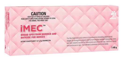 Abbey iMec Worm Paste For Horses 7.49g