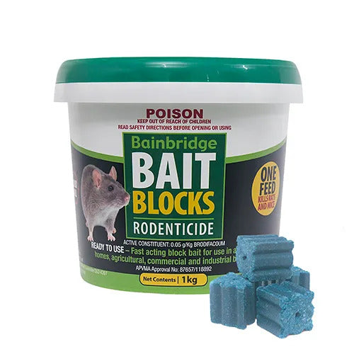 Bainbridge Rodent Bait Blocks 1kg